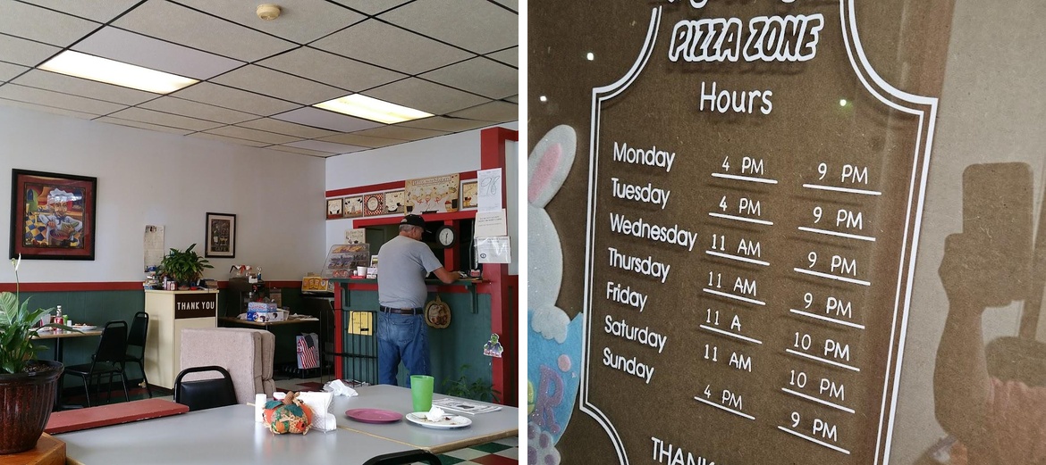 Pizza Zone Menu